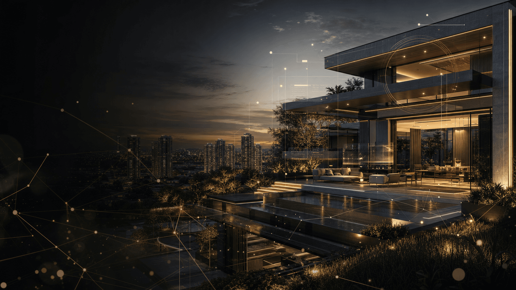 Imagem futurista de imovel de alto padrao em Campo Grande