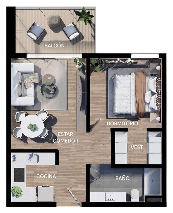 Planta 1 Quarto do Marena